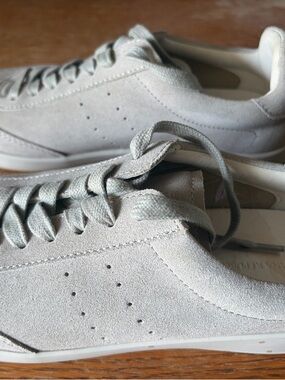 Banana Republic Women's Suede Sneakers in Light Gray